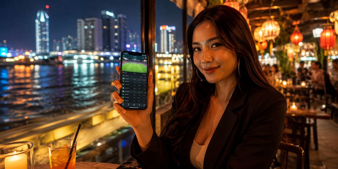 Người dùng Sài Gòn theo dõi cá cược thể thao tại quán cà phê